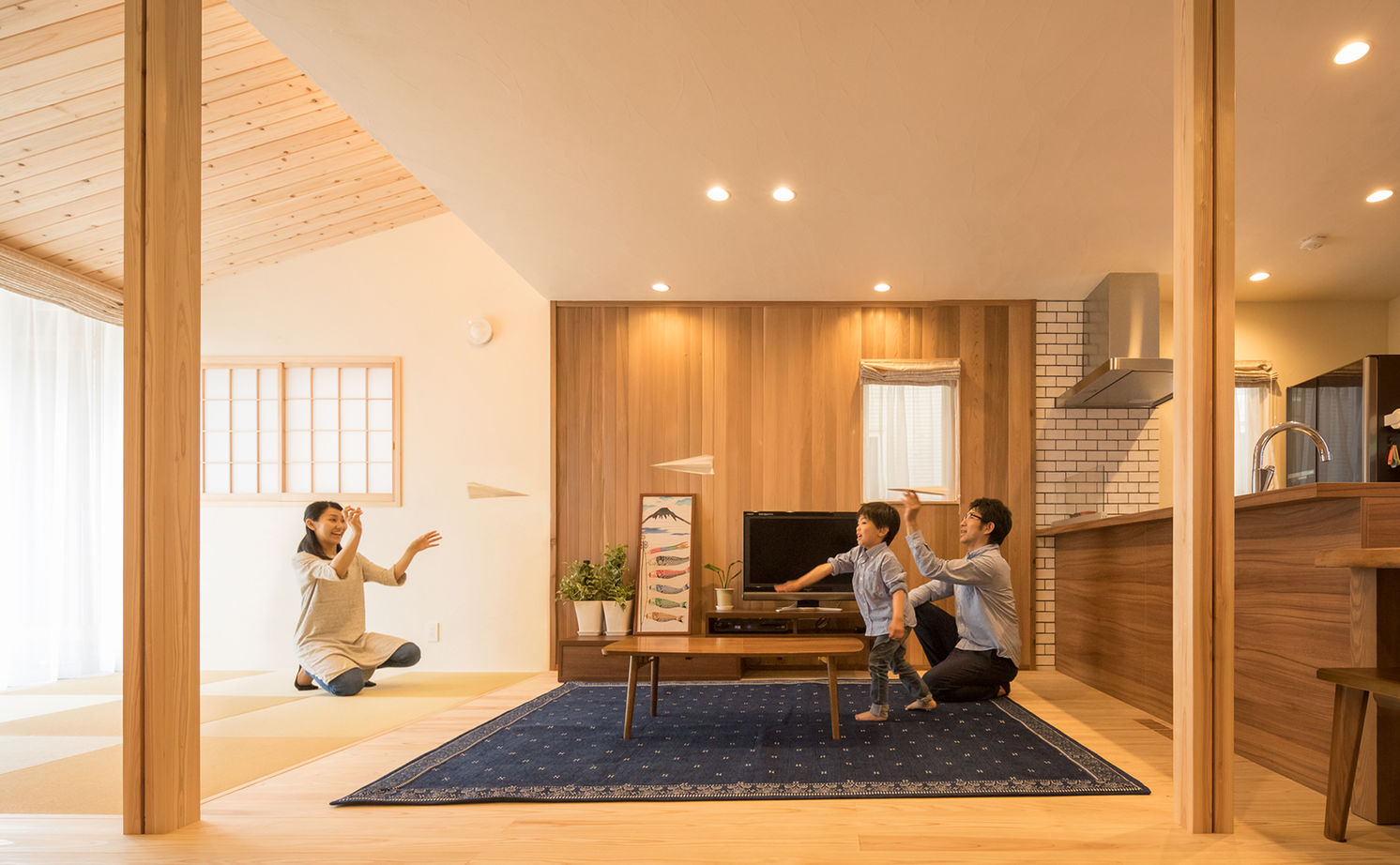 エーセンス建築設計 【1000万円台/30坪/間取り図有】40坪の敷地を有効活用。広びろ暮らすコンパクトな住まいの建築実例画像3