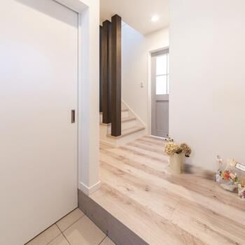 サンクスホーム 【松阪の実例】家事もスムーズ、光熱費もダウン。寛げるカフェ風リビングの家が「1000万円台でできました」の建築実例画像5