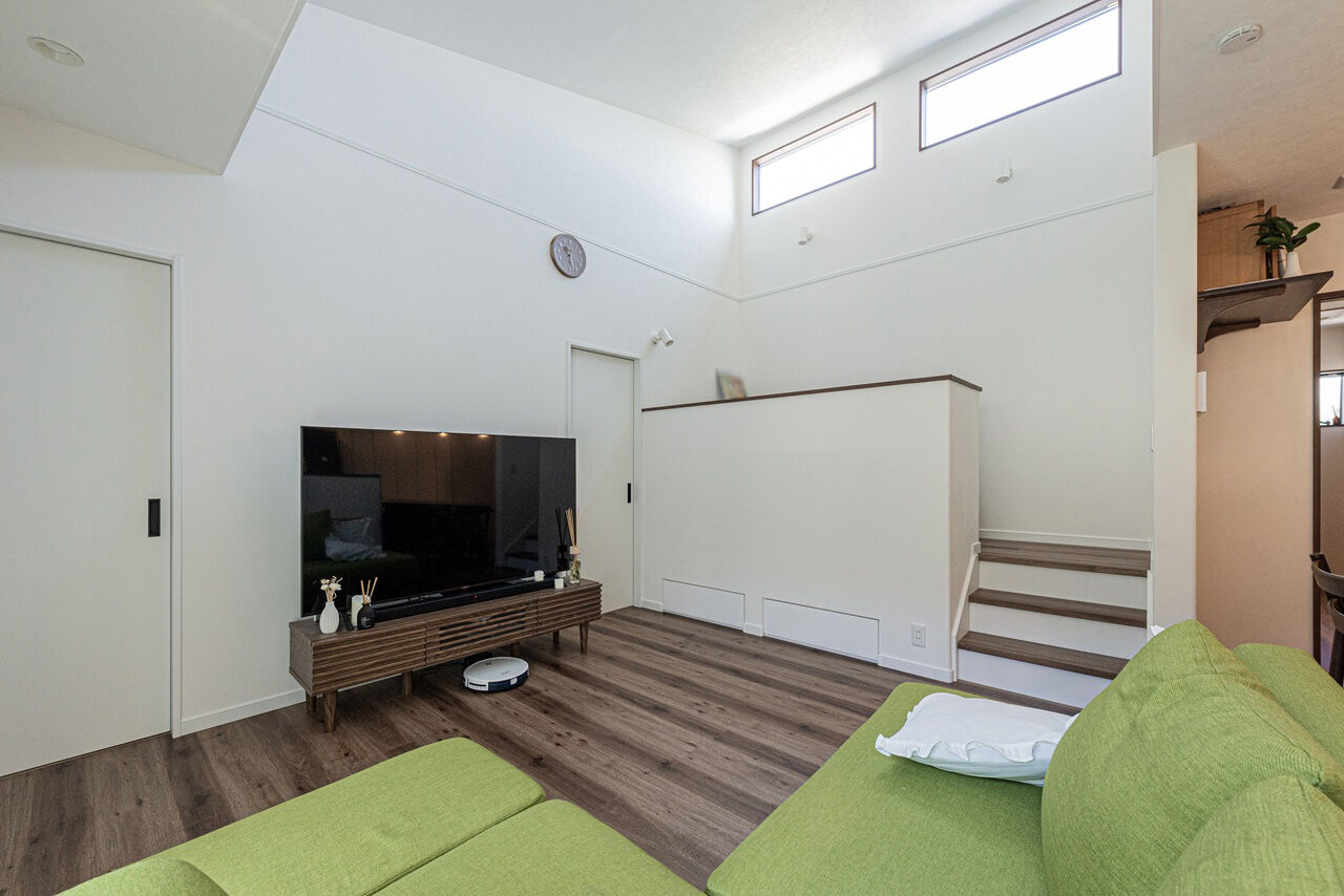 サンクスホーム 【1000万円台×平屋｜間取り図有】お子さんの成長を優しく見守る、スキップフロアのある住まいの建築実例画像2