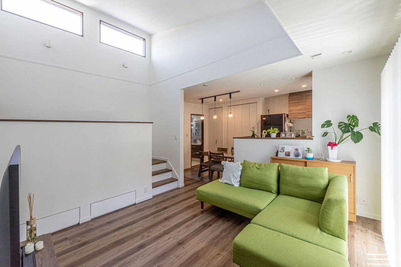 サンクスホーム 【1000万円台×平屋｜間取り図有】お子さんの成長を優しく見守る、スキップフロアのある住まいの建築実例画像4