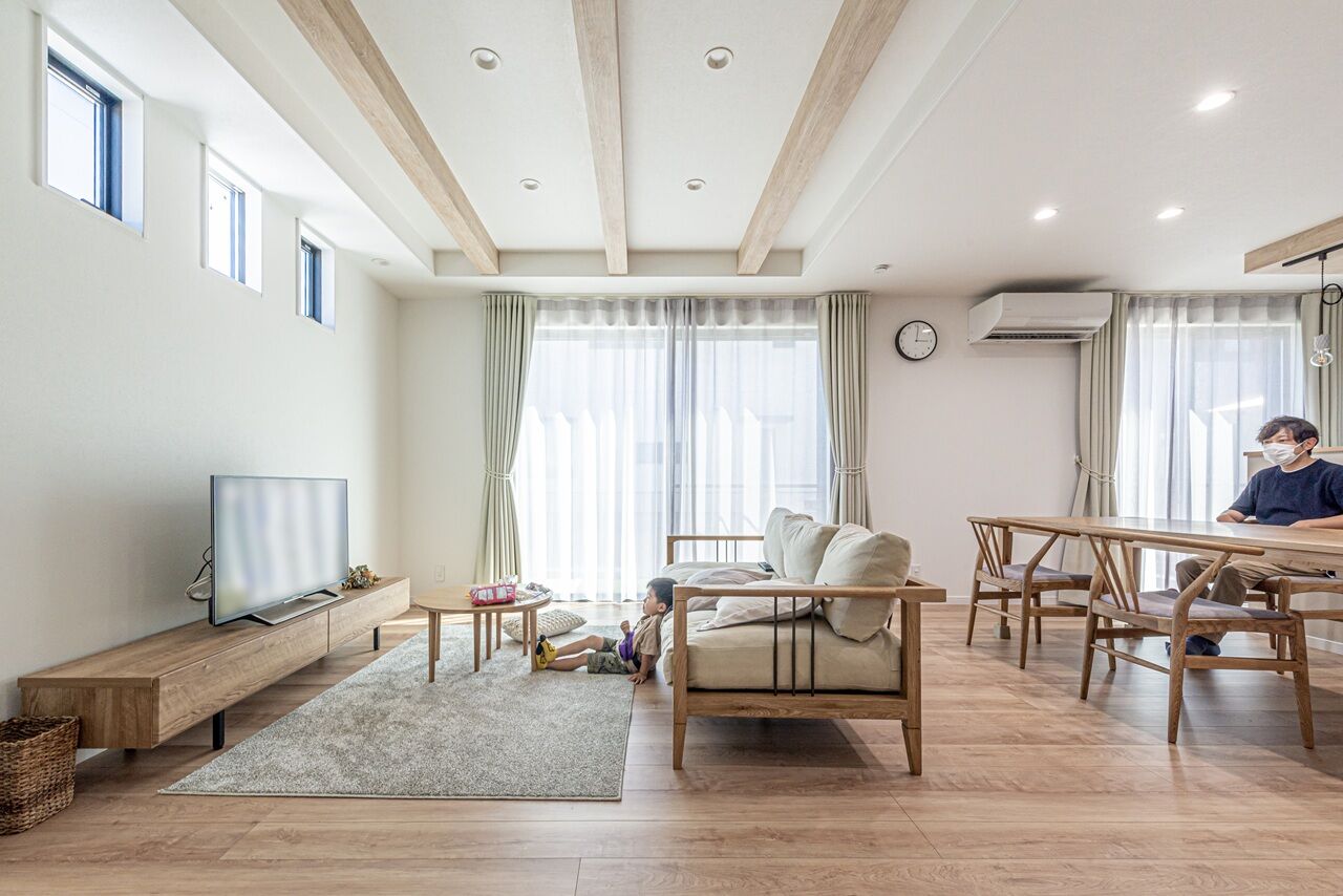 サンクスホーム 【2000万円台×回遊動線｜間取り図有】「今」も「この先」も、ずっとラクに快適に過ごせる住まいの建築実例画像3