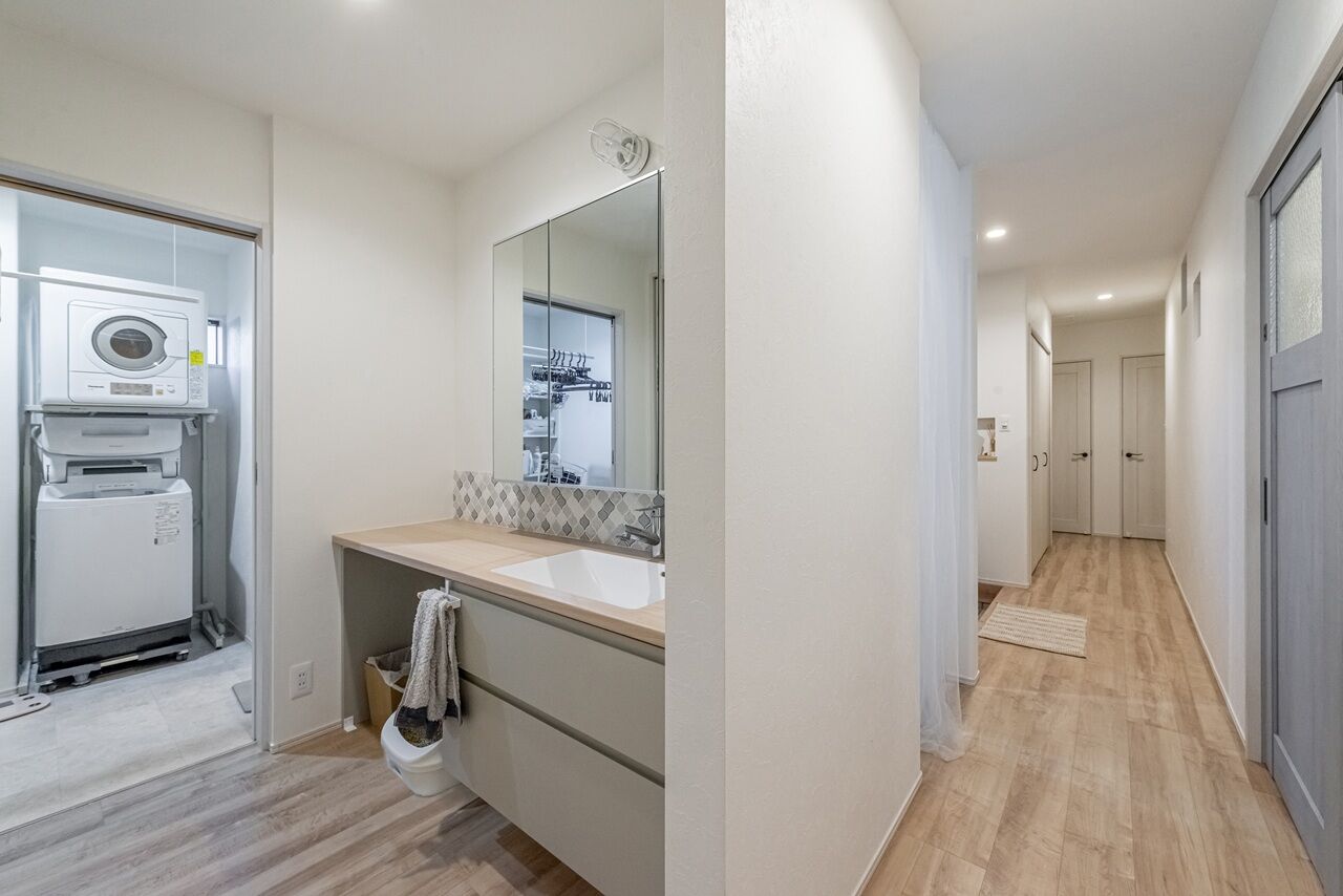 サンクスホーム 【2000万円台×平屋｜間取り図有】住まう人も愛猫たちも快適。家族の程よい距離感を大切にした住まいの建築実例画像8