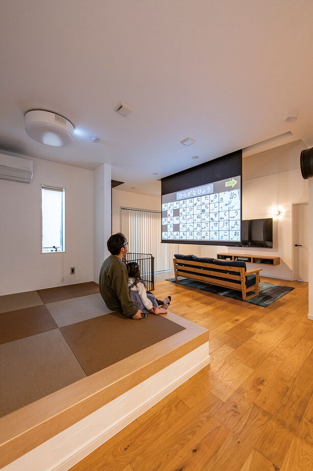 サンクスホーム 【平屋×ガレージ×2365万円｜間取り図有】アウトドア好きな家族が選んだ、薪ストーブのあるロフト付き平屋の建築実例画像4