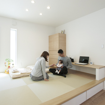 サンクスホーム 【伊勢の実例×平屋】家事ラクな工夫がいっぱい！「暮らしやすくて飽きのこない家ができました」の建築実例画像3