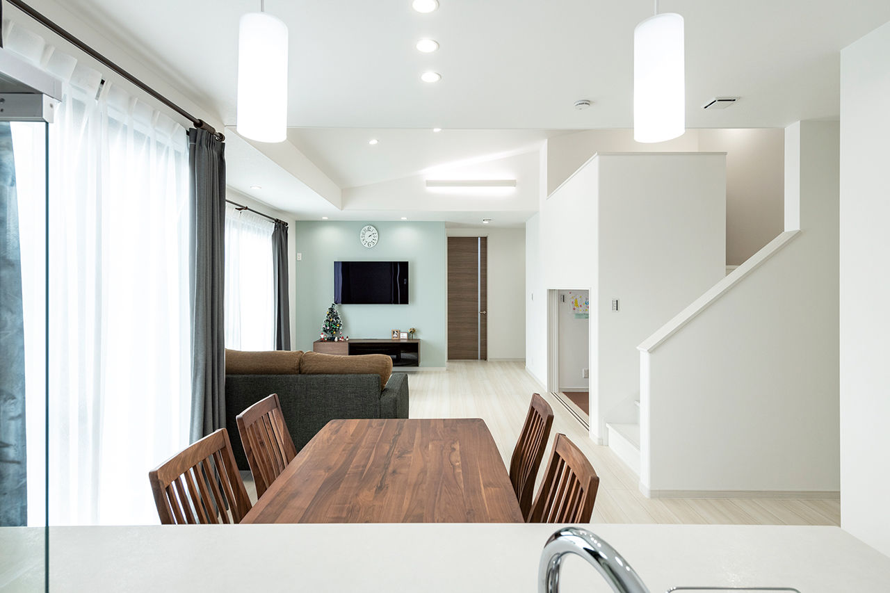 サンクスホーム 【平屋×スキップフロア×2040万円｜間取り図有】見積もりもプランも何度でも。20代で建てた子育て向き平屋の建築実例画像2