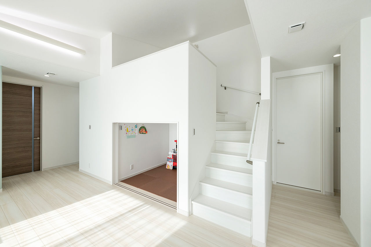 サンクスホーム 【平屋×スキップフロア×2040万円｜間取り図有】見積もりもプランも何度でも。20代で建てた子育て向き平屋の建築実例画像6