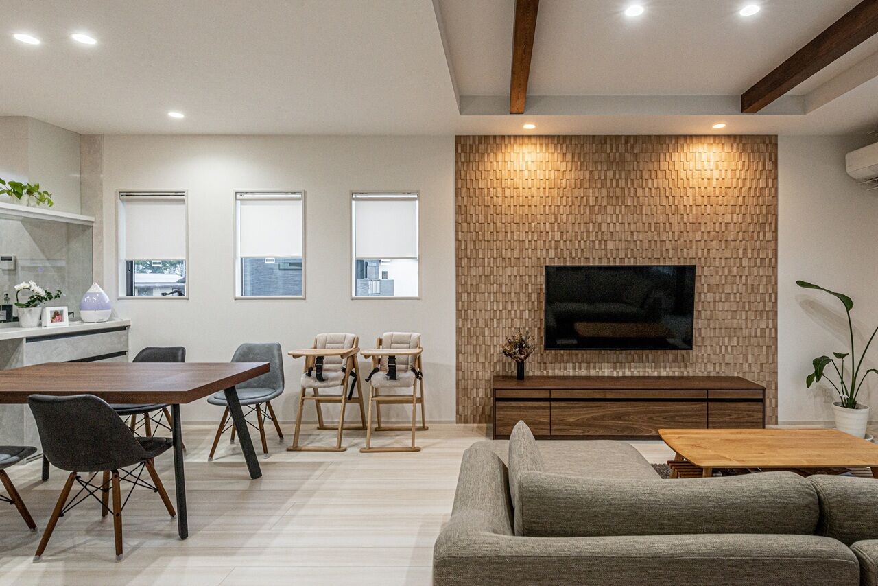 サンクスホーム 【2000万円台×中庭｜間取り図有】子育てがラクになる動線を取り入れたカフェ風の住まいの建築実例画像5