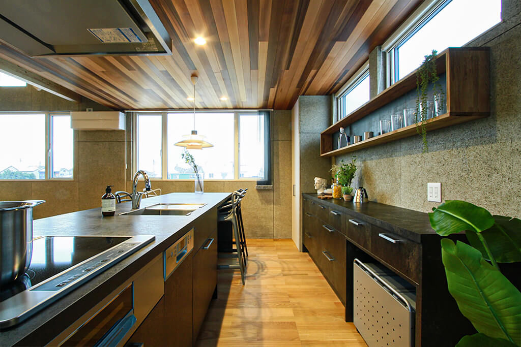 ハーバーハウス 【本体価格2,200万円】グラフテクト×Boschを採用したデザインキッチンのあるガレージハウスの建築実例画像5