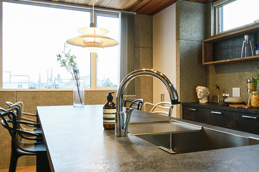 ハーバーハウス 【本体価格2,200万円】グラフテクト×Boschを採用したデザインキッチンのあるガレージハウスの建築実例画像6