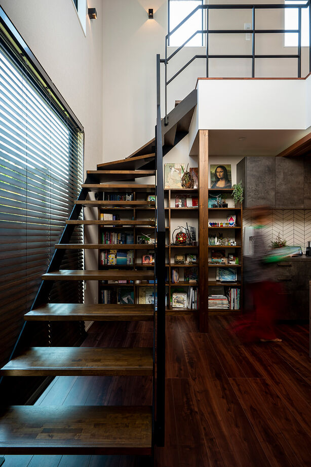 ハーバーハウス ホテルライクな住まい 25帖LDK×グラフテクトキッチン×タイルが映えるインテリアの建築実例画像3