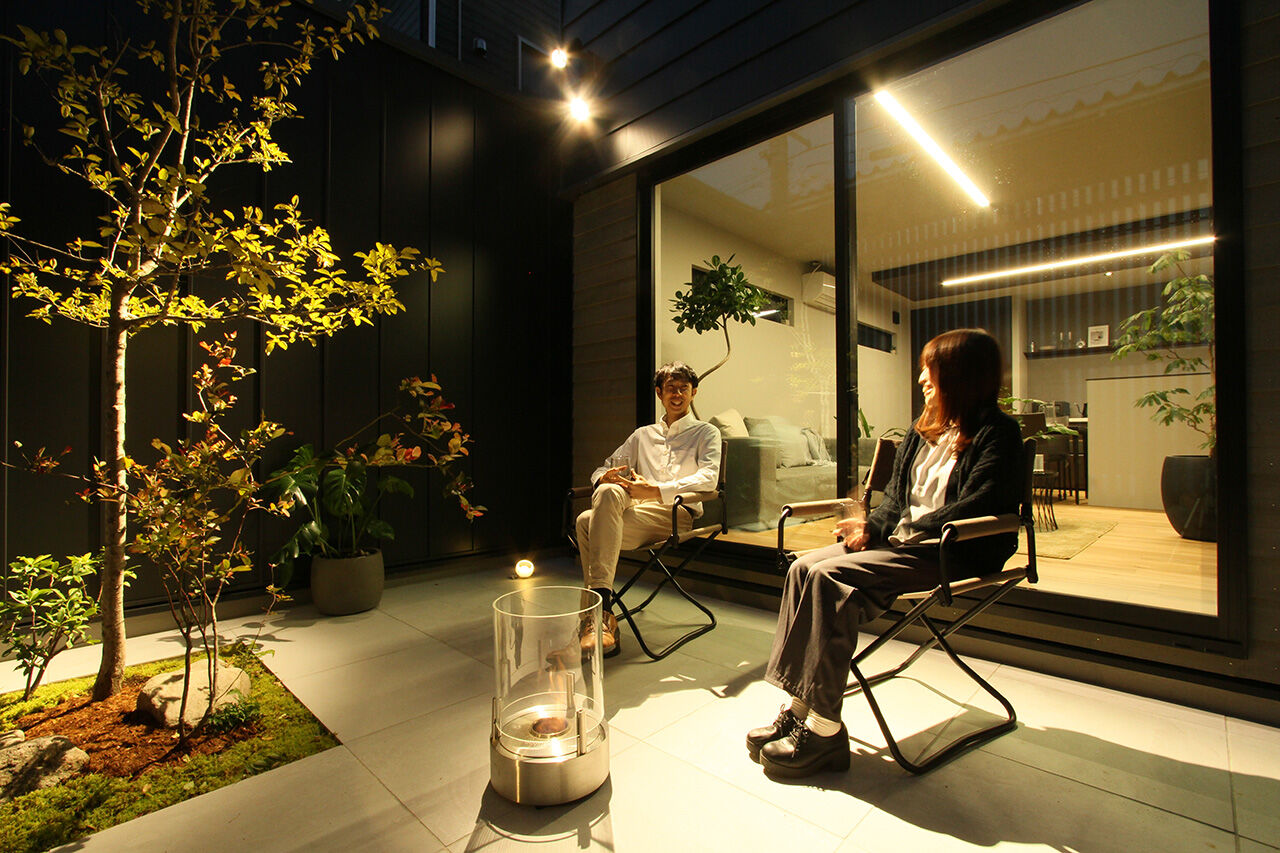 ハーバーハウス ソトを楽しむコートハウスの建築実例画像6