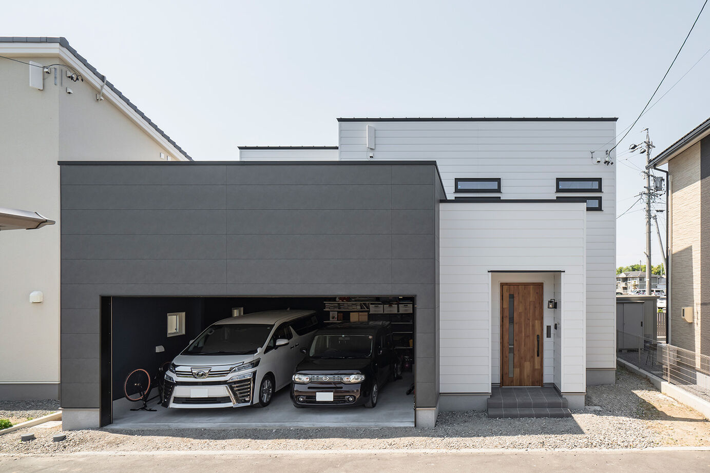 ハーバーハウス ガレージライフ・家事ラク・おうちキャンプ“やりたいこと”を全部叶えた家の建築実例画像