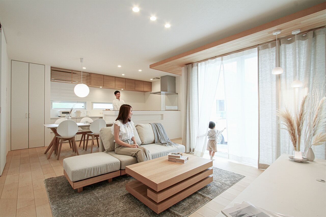 ハーバーハウス 子育て家族に人気の家事ラク×ZEH基準の高断熱住宅の建築実例画像2