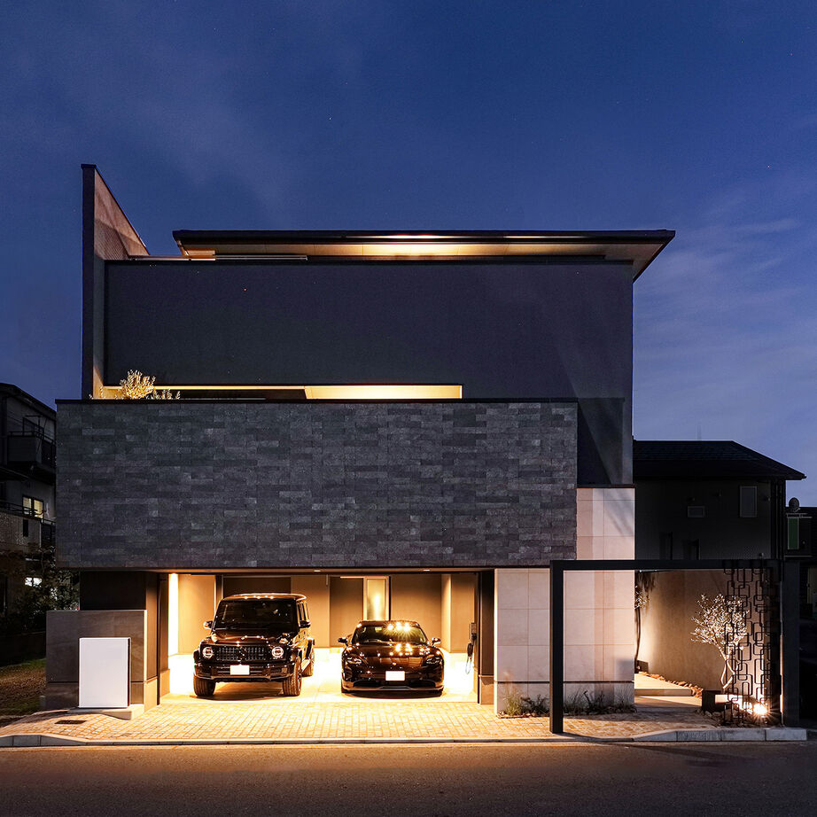 ハーバーハウス 限られた敷地を最大限に活用した都市型3階建て邸宅の建築実例画像