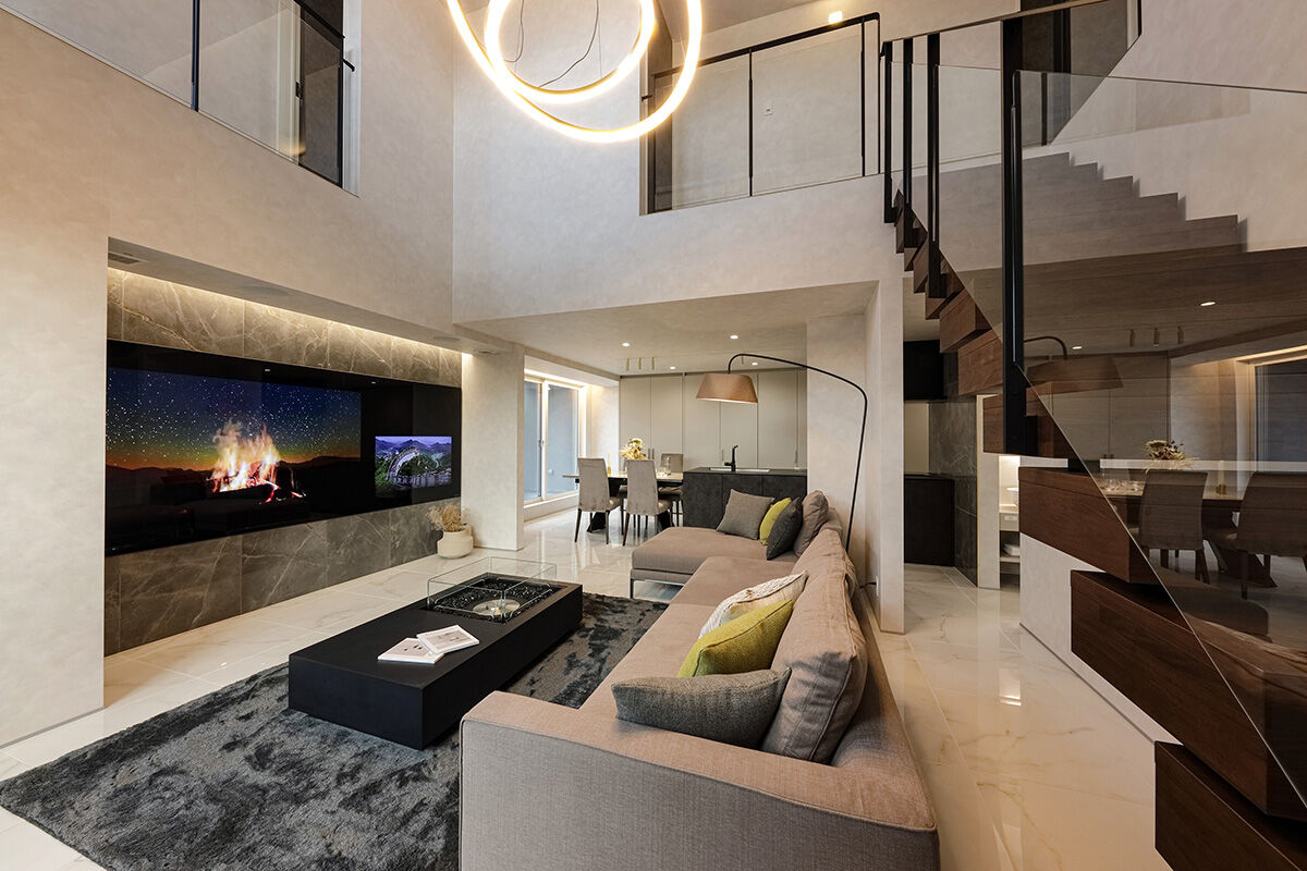 ハーバーハウス 限られた敷地を最大限に活用した都市型3階建て邸宅の建築実例画像2