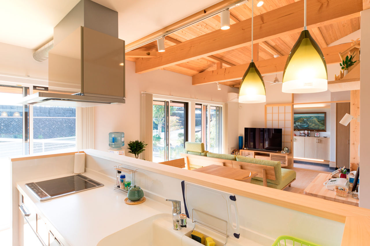 福工房 【2000万円台/平屋/20坪台/2LDK/庭/モダン/間取り図】光と風が抜ける通り土間のある28坪のコンパクトな平屋の建築実例画像8