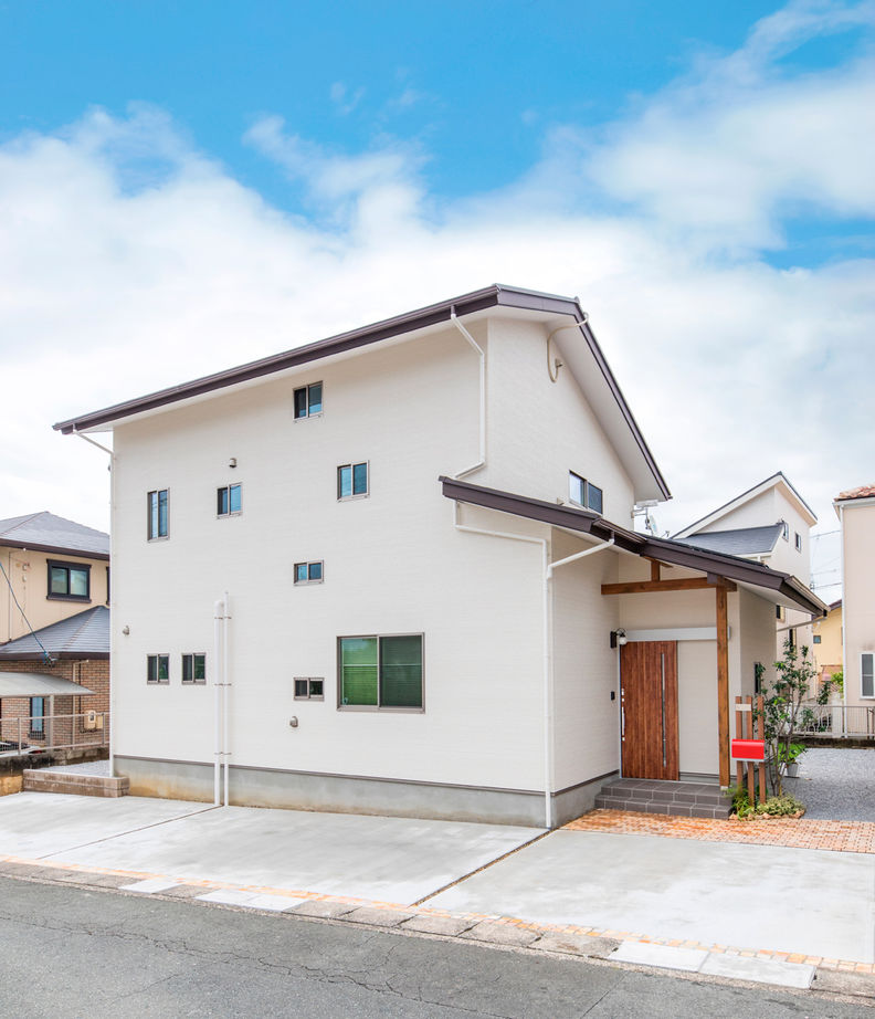 福工房 【1000万円台/2階建て/30坪台/4LDK/全館空調/吹き抜け/間取り図】ヒノキのいい香りが漂う子育てハウスの建築実例画像3