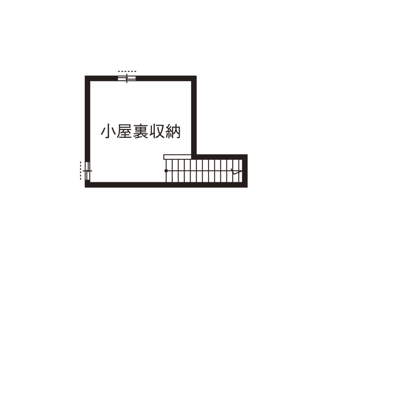 福工房 【3000万円/2階建て/2世帯/50坪台/5LDK/間取り図】2世帯住宅×国産ヒノキの家が52坪でこの価格！の間取り図（5LDK＋土間）小屋裏