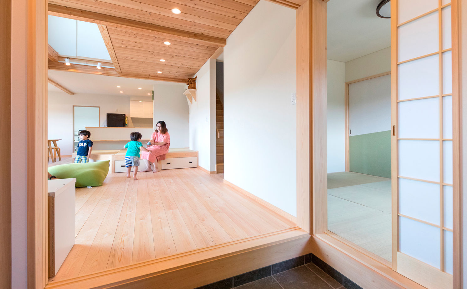 福工房 【3000万円/2階建て/2世帯/50坪台/5LDK/間取り図】2世帯住宅×国産ヒノキの家が52坪でこの価格！の建築実例画像5