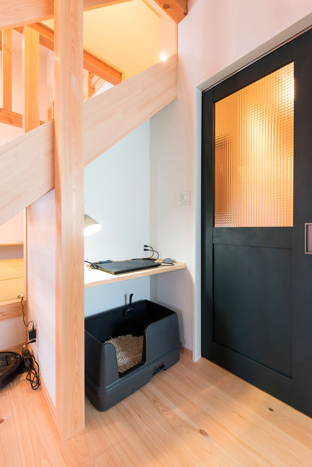 福工房 【2000万円台/平屋/30坪台/3LDK/間取り図/駐車スペース有】ネコもノビノビ暮らす開放感たっぷりの平屋の建築実例画像9