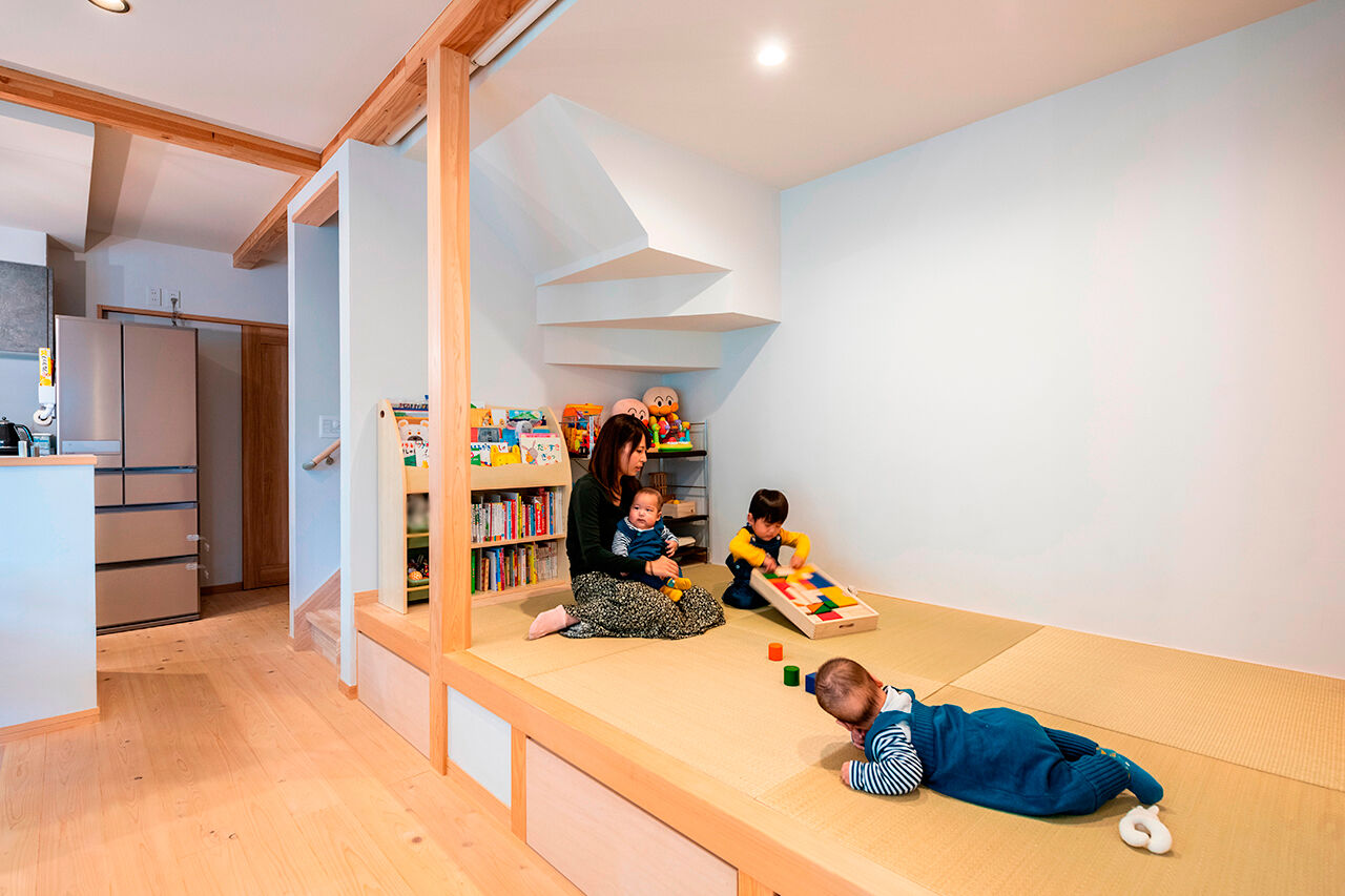 福工房 【2階建て/30坪/ナチュラル】家族がつながる間取りで幸せいっぱい！「ヒノキの香りに心が落ち着きます」の建築実例画像4