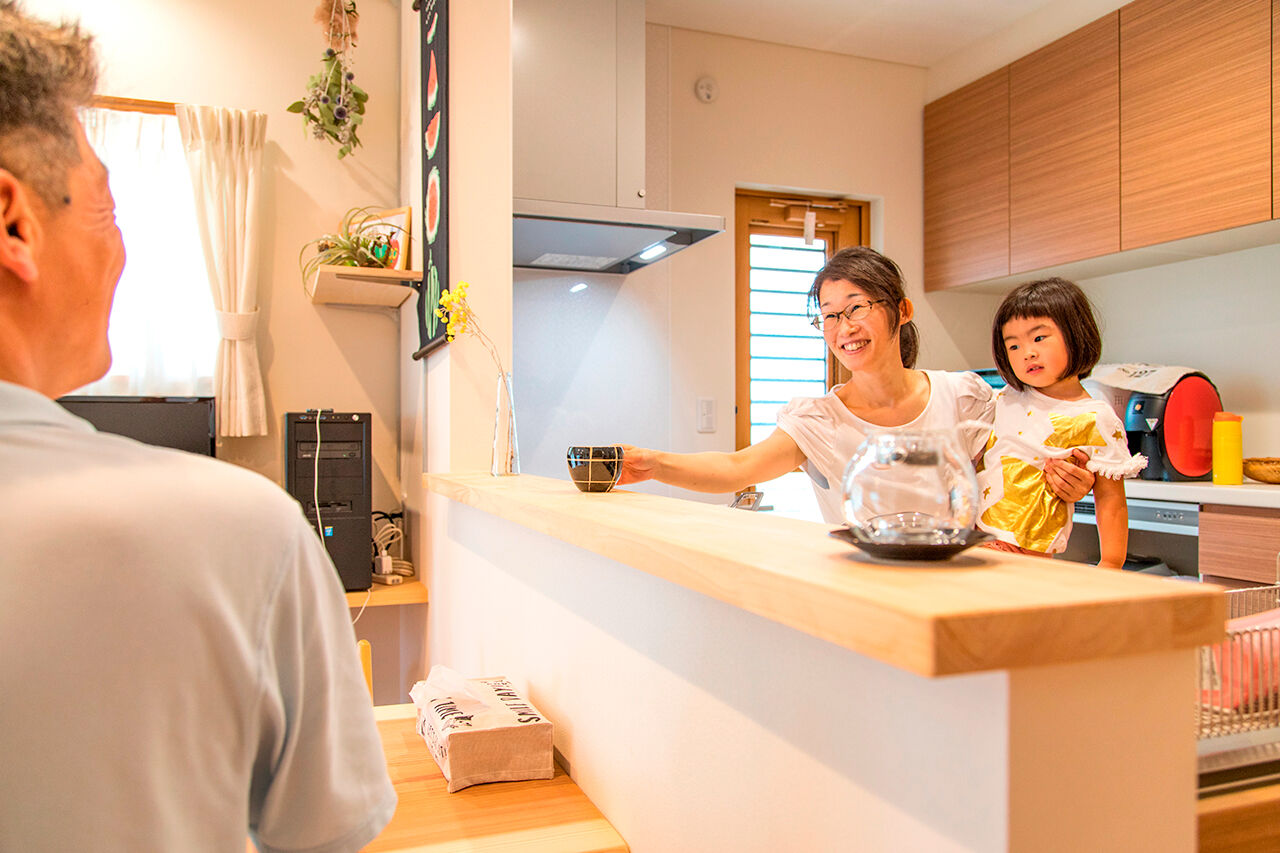 福工房 【平屋/20坪台/理想の間取り】土間でのDIYが楽しみ。伸びやかに子育てできるコンパクトな25坪以下の平屋の建築実例画像5