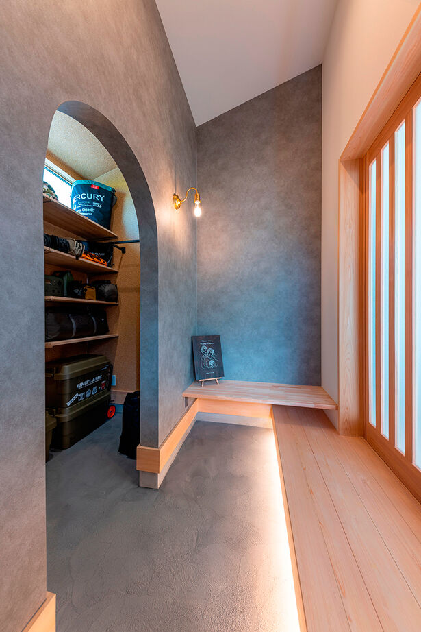 福工房 【平屋/20坪台/全館空調/片流れの平屋/理想の間取り】可愛い家族と暮らす、ヒノキが香る30坪以下の平屋の建築実例画像3