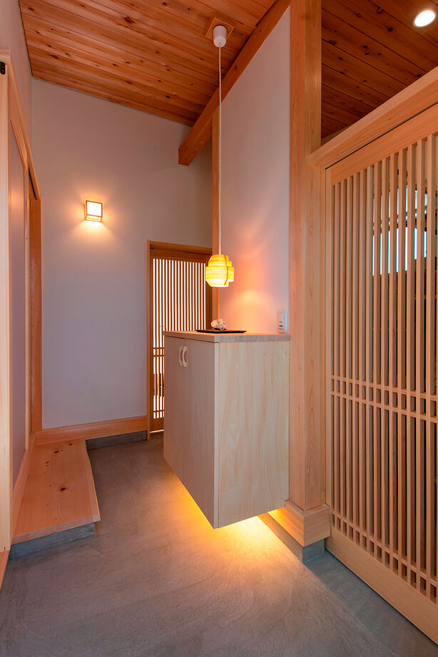 福工房 【平屋/25坪/薪ストーブ/和モダン/理想の間取りの平屋】木の温もりと和の雰囲気がある30坪以下の平屋住宅の建築実例画像6