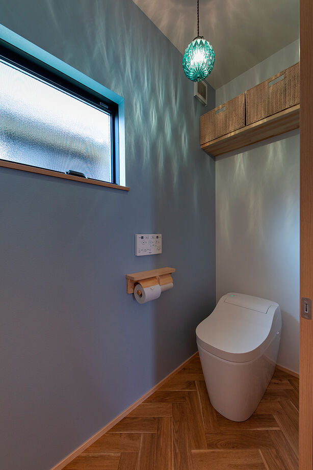 福工房 【30坪台/2階建て/全館空調/モダン】家事ラク間取りと行き止まりのない動線が◎ヒノキが香る子育て世代の家の建築実例画像9