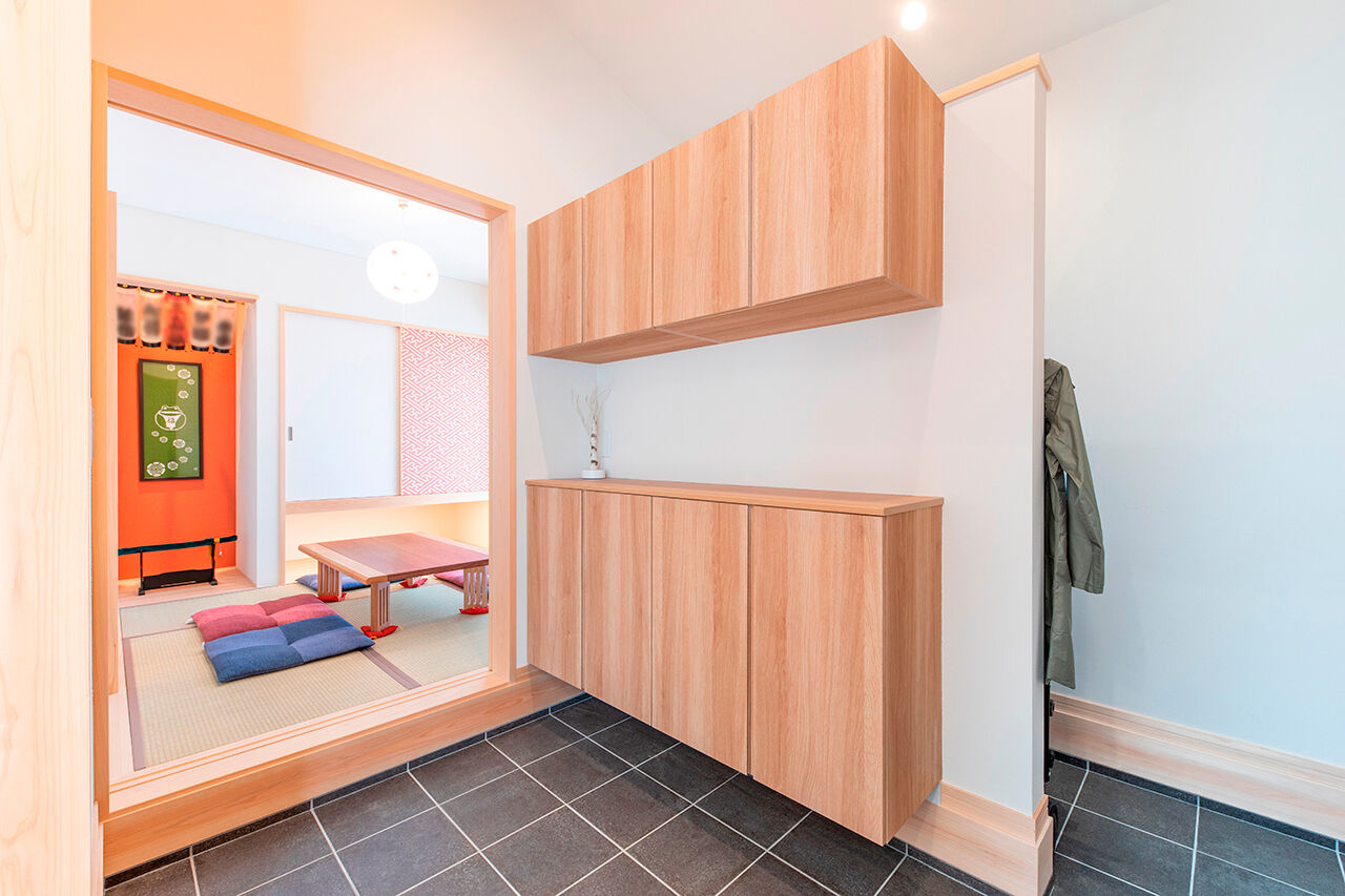 福工房 【30坪台/和風/吹き抜け】おうち時間が楽しい！収納充実の間取りで「子どもが片付けするようになりました」の建築実例画像4