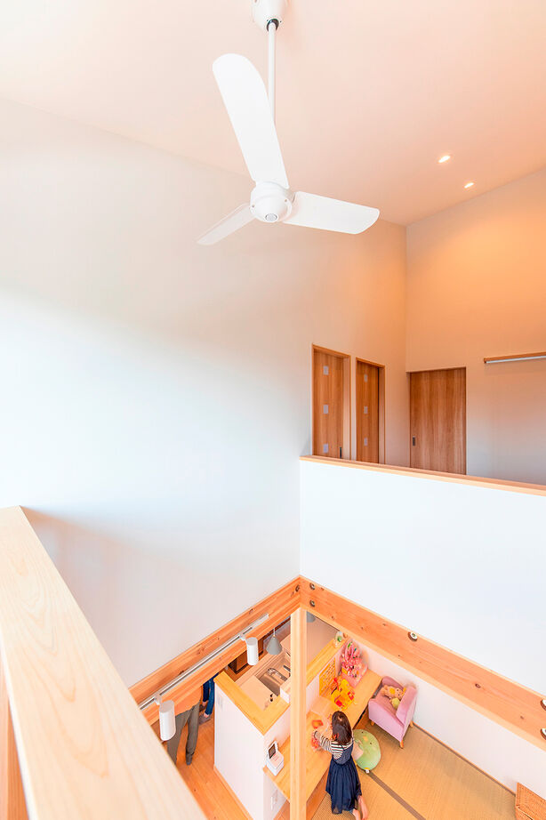 福工房 【30坪台/和風/吹き抜け】おうち時間が楽しい！収納充実の間取りで「子どもが片付けするようになりました」の建築実例画像7