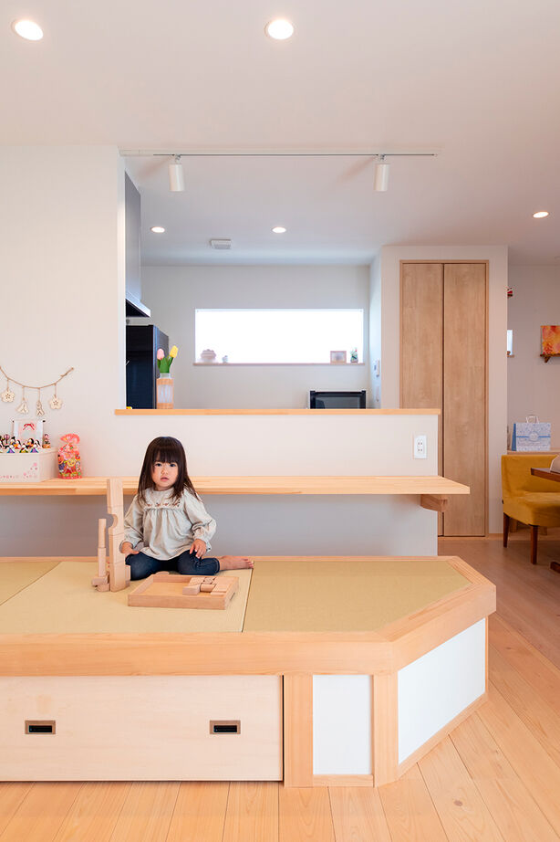 福工房 【30坪台/2階建て/全館空調】平屋ライクな間取り＆ぐるっと回れる家事ラク動線が共働き夫妻のお気に入り！の建築実例画像9