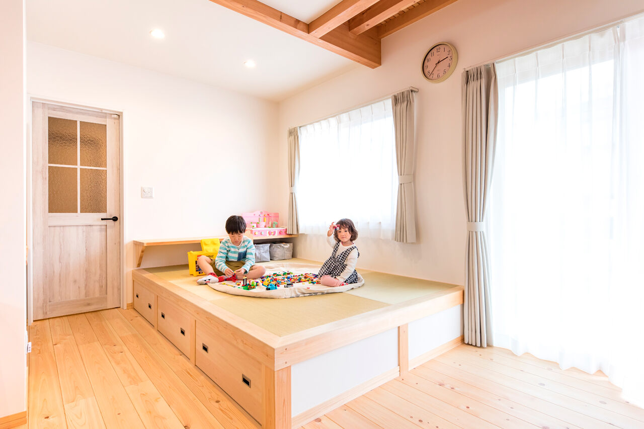 福工房 【1000万円台/2階建て/30坪台/3LDK/間取り図/駐車スペース有】富士山が見える北欧テイストの家の建築実例画像4