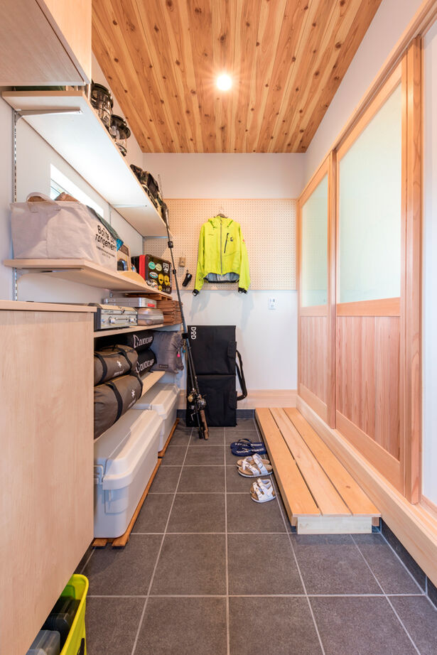 福工房 【2000万円台/30坪/カバードポーチ風/4LDK/間取り図】ヒノキのいい香りがするかっこいいアメリカンハウスの建築実例画像4