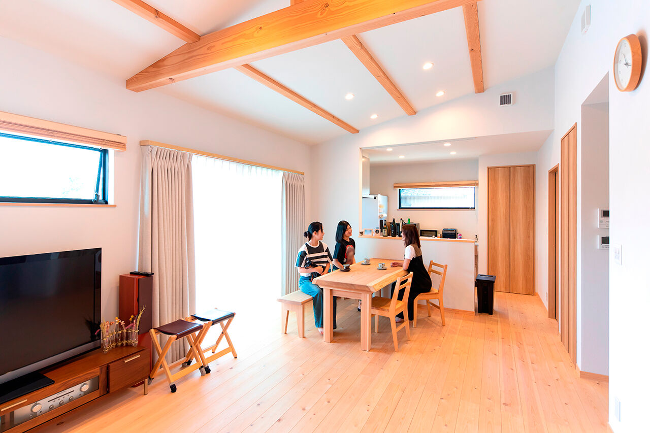 福工房 【平屋/23坪/理想の間取り/モダンな外観の平屋】1年通じて快適で暮らしやすい20坪台のコンパクトな平屋の建築実例画像2