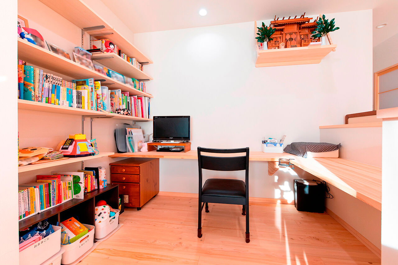 福工房 【平屋/和風/理想の間取り】外観は庭の風情に溶け込むように軒を深くかけ、和の趣を意識したデザインの平屋の建築実例画像7