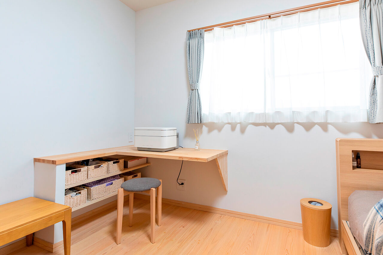 福工房 【平屋/20坪台/駐車スペース有/理想の間取り】ナチュラルで心地いい大空間LDKの29坪コンパクトな平屋の建築実例画像8