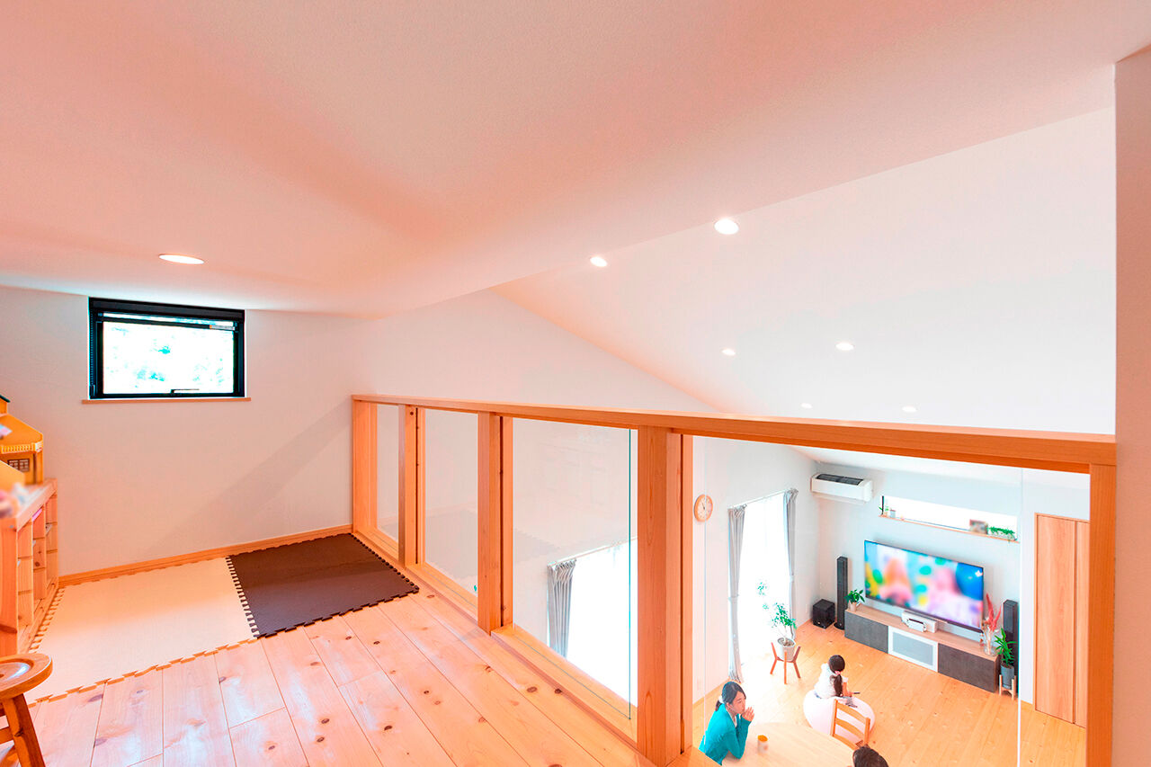 福工房 【平屋/20坪台/理想の間取り/ロフト】広い土間とロフトにつながる広々LDKのある27坪のコンパクトな平屋の建築実例画像6