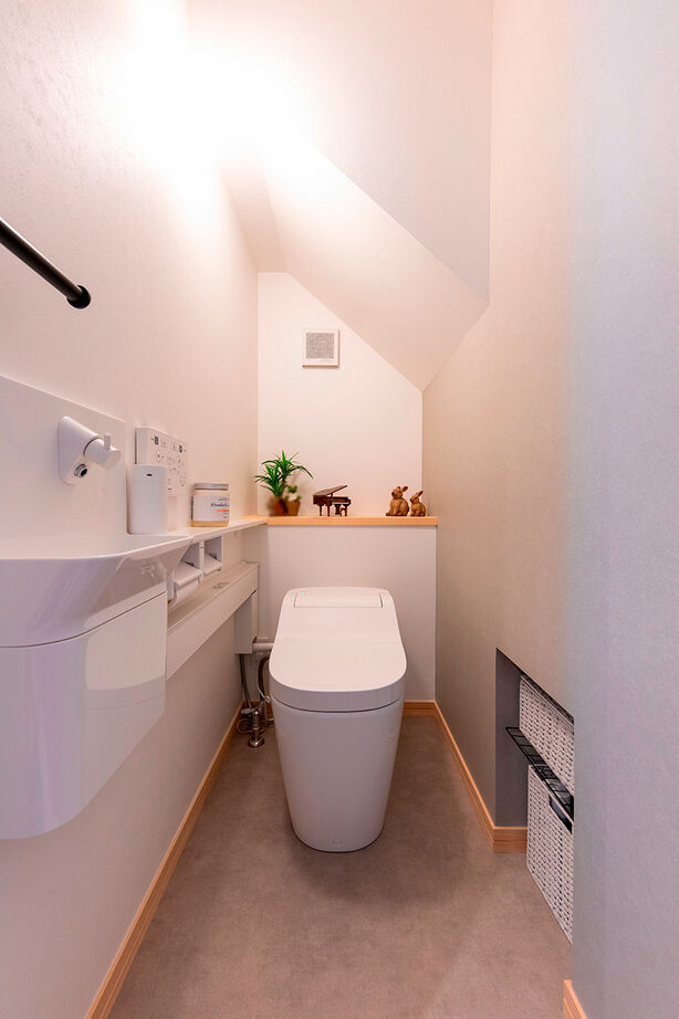 福工房 【平屋/20坪台/理想の間取り/ロフト】広い土間とロフトにつながる広々LDKのある27坪のコンパクトな平屋の建築実例画像8