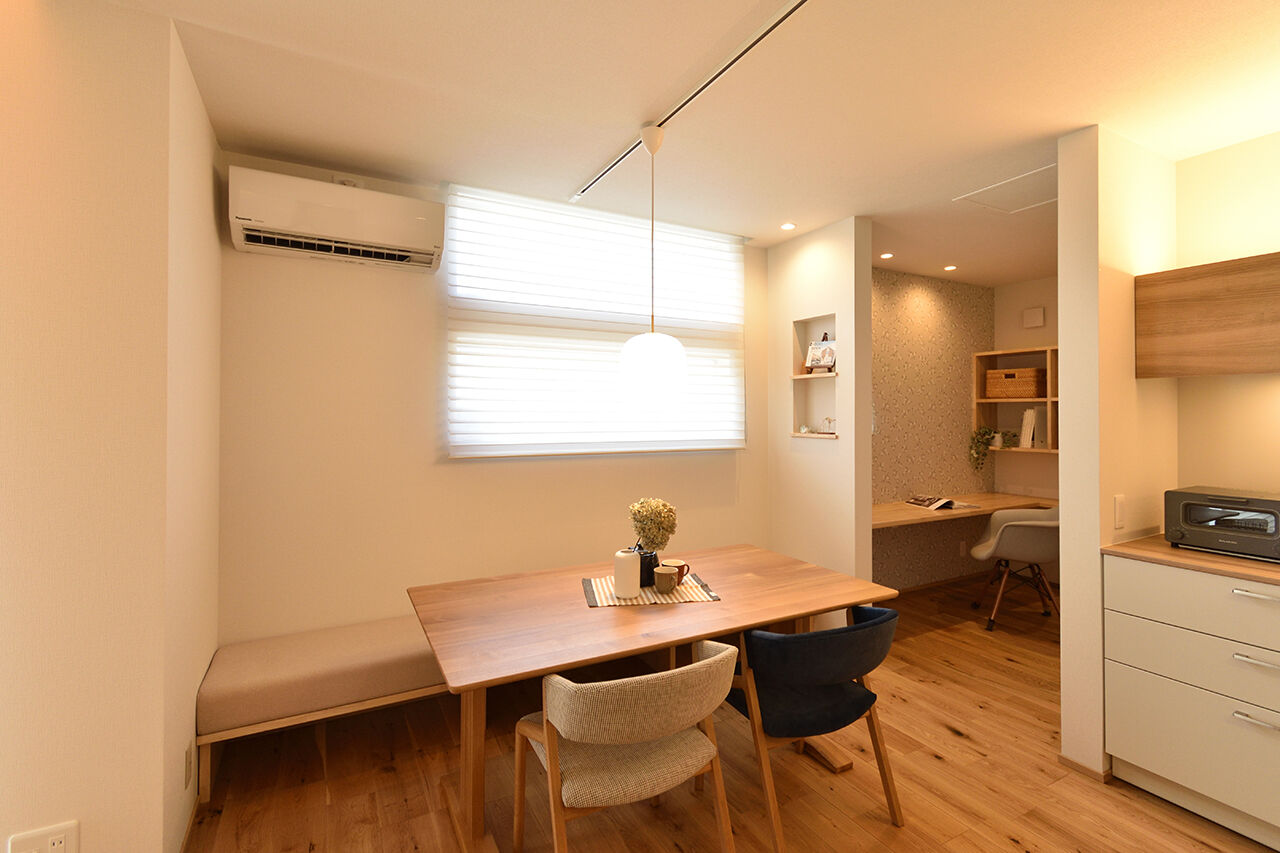 アルファホーム 【愛知県碧南市｜オーダーキッチン】忙しい共働き家族が快適に暮らす、ほぼ平屋の家の建築実例画像6