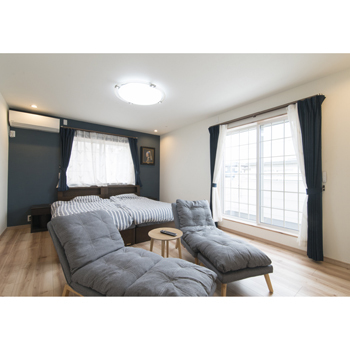 OREGON（オレゴン）の家　日本物産 【40坪台/3000万円台/間取りあり】25帖の広々LDKのある家。住み心地抜群なアメリカンハウスの建築実例画像8