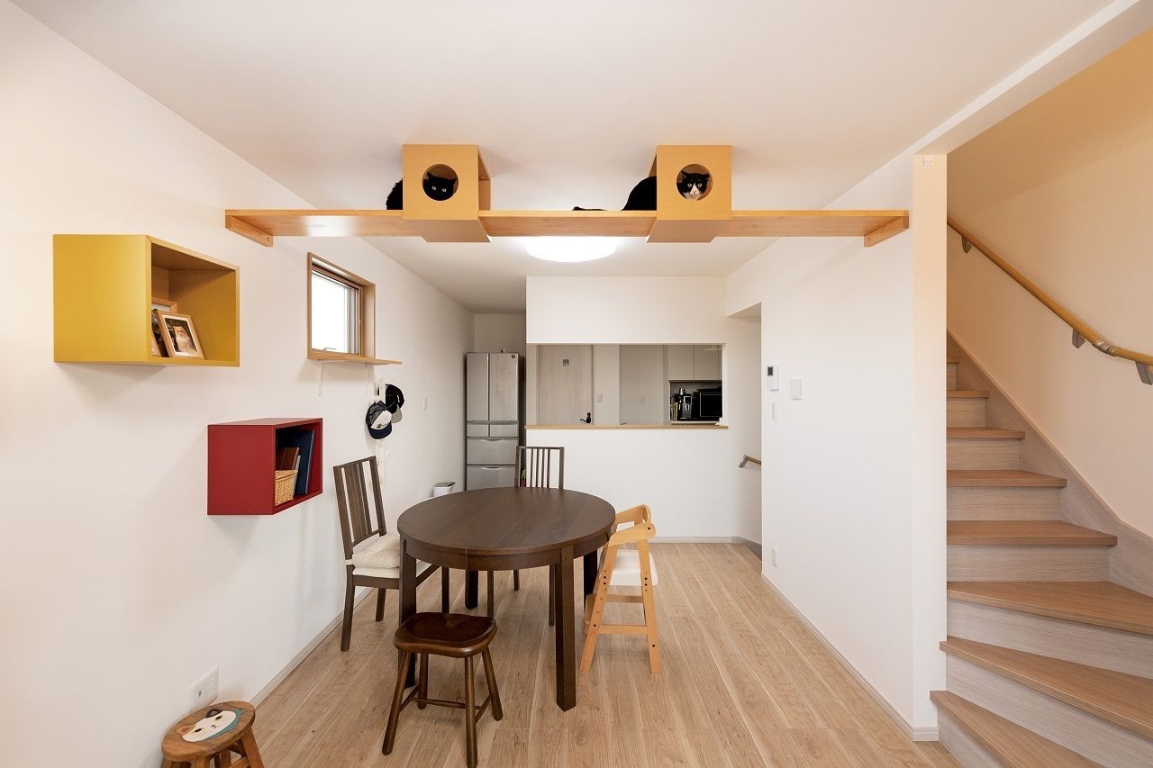 テクノ住研 【2000万円台前半/3階建/間取り図/18坪/狭小/はねだし】揺れに強い鉄骨造で建築。冬でも暖かい断熱性能の建築実例画像4