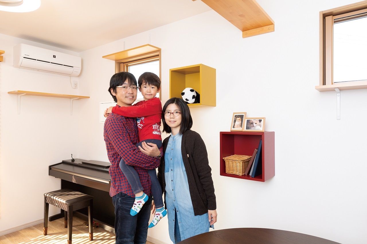 テクノ住研 【2000万円台前半/3階建/間取り図/18坪/狭小/はねだし】揺れに強い鉄骨造で建築。冬でも暖かい断熱性能の建築実例画像9