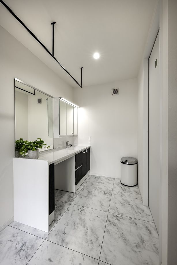 テクノ住研 【大阪市｜狭小間口|間取り有】壁も柱もない広々大空間！ワイドスパンのビルトインガレージも壮観の建築実例画像6