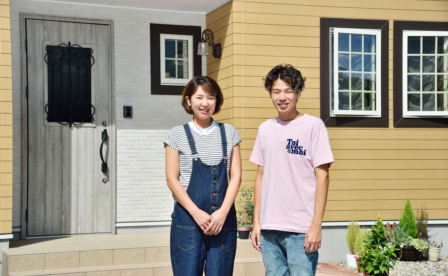 リーフハウス 【2000万円台×間取図有×平屋×サンルーム×和室】夫婦で協力しあえる家事動線を叶えた、カントリー風の家の建築実例画像2