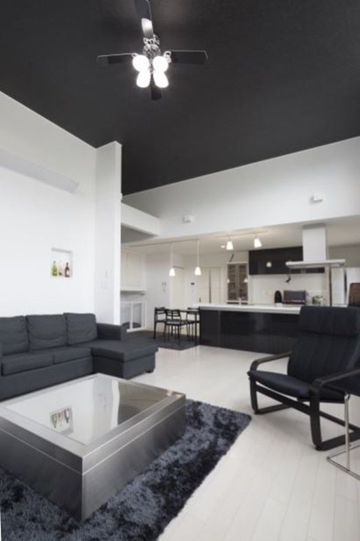 専門職組合 <2LDK+S間取図/収納充実/吹抜/ロフト>天井高3.6mの開放感溢れる、ペット暮らす「平屋スタイル」の家の建築実例画像10