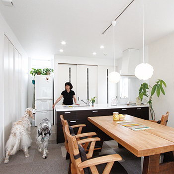 専門職組合 〈札幌市/3LDK間取図/ダブル断熱/収納充実〉ドッグランも併設、回遊動線もばっちり！ペットと暮らす家の建築実例画像4