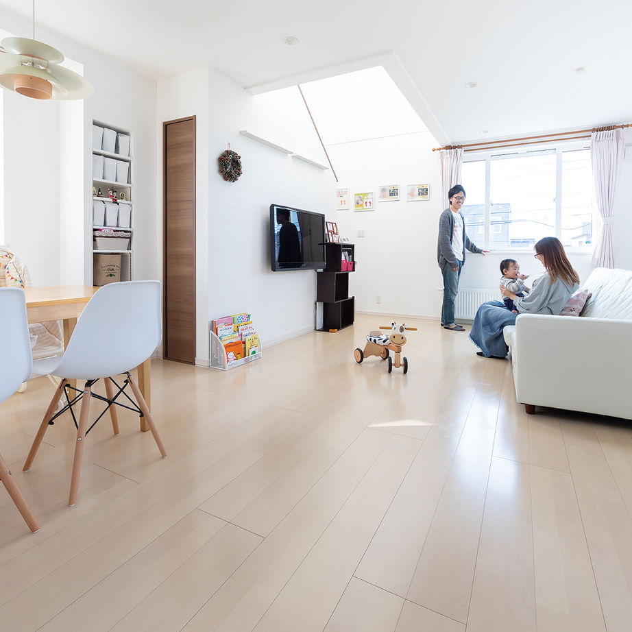 専門職組合 <札幌市/3LDK＋店舗/4人家族/3階建/収納充実>仕事とプライベートと切り替えられる理想の暮らしができる家の建築実例画像3