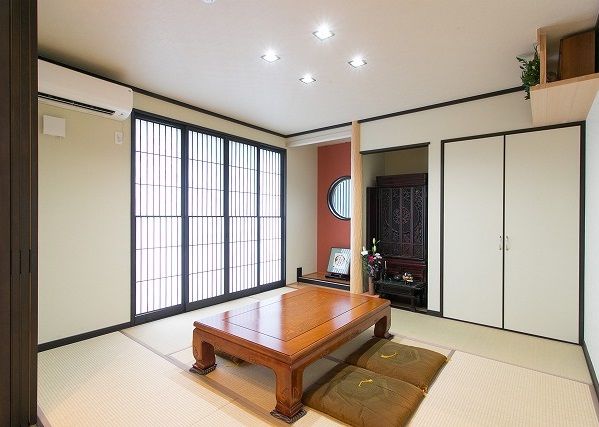 マルニホーム 【41.5坪/2000～2499万円】体に優しい自然素材と空間を生かした高い天井が魅力の和モダン＆平屋住宅の建築実例画像6