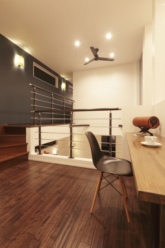 nattoku住宅 【事務所併用|吹き抜け|中庭】パティオから広がる非日常、美しく贅沢な邸宅の建築実例画像9